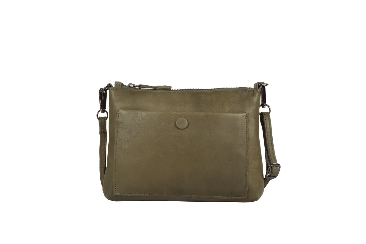 [MIA] SMALL CROSSBODY & CLUTCH | SUPER SOFT NAPPA LEATHER