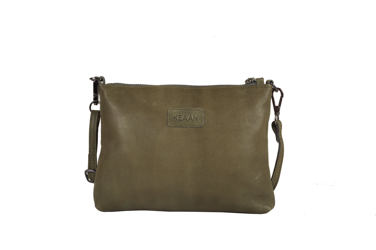 [MIA] SMALL CROSSBODY & CLUTCH | SUPER SOFT NAPPA LEATHER