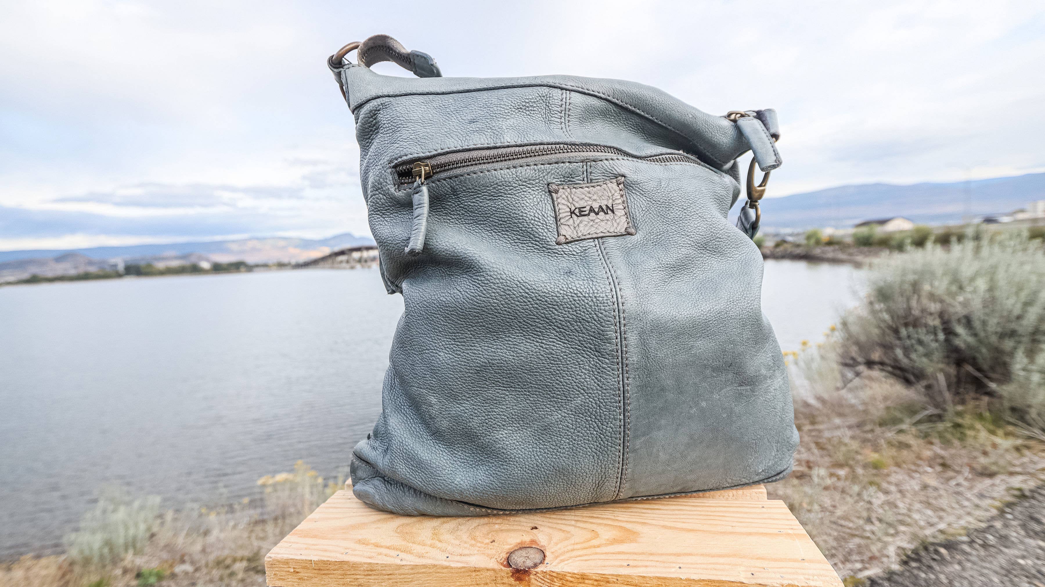 grey bag