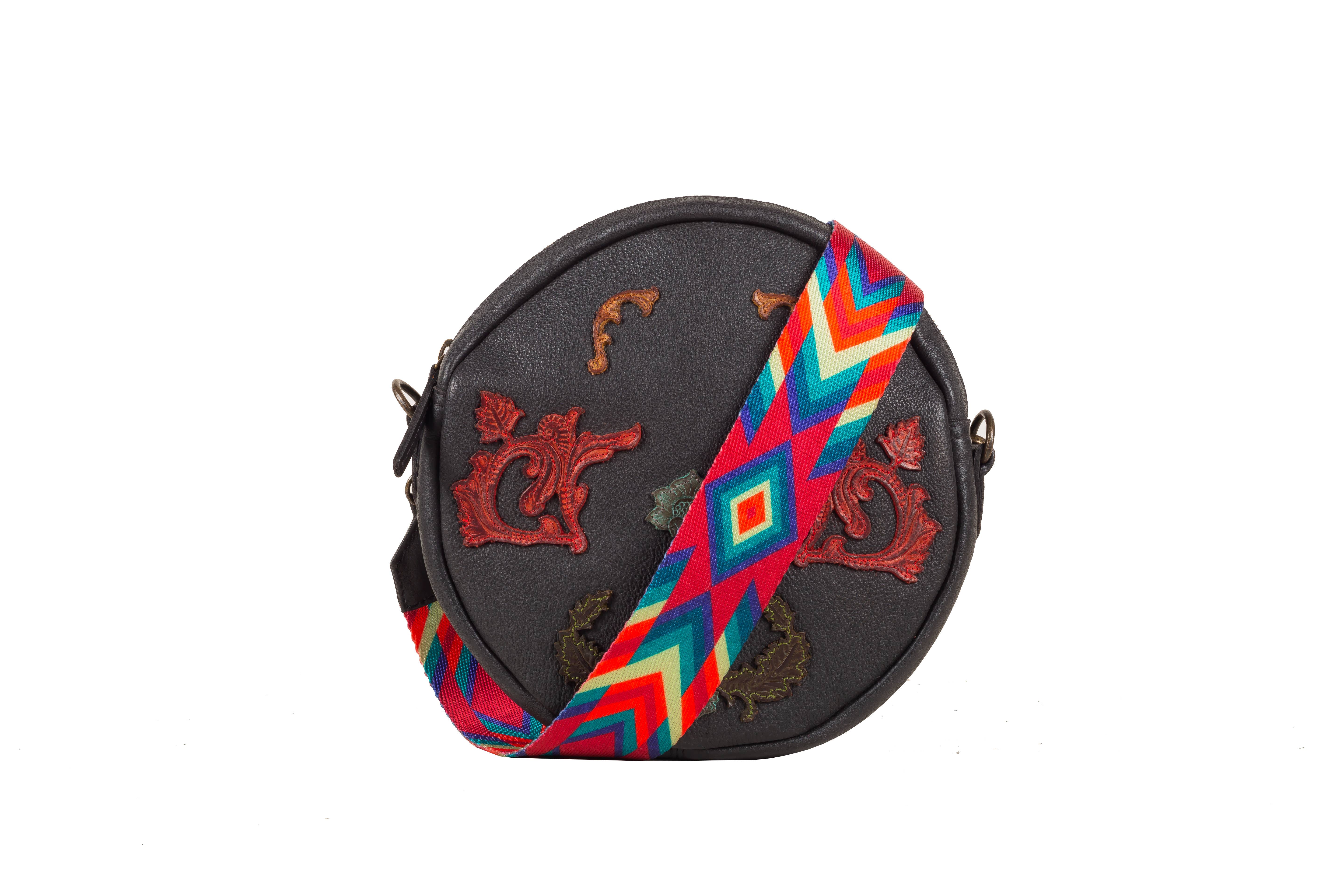 [CHARLIE] WESTERN ROUND CROSSBODY | Dallas Collection