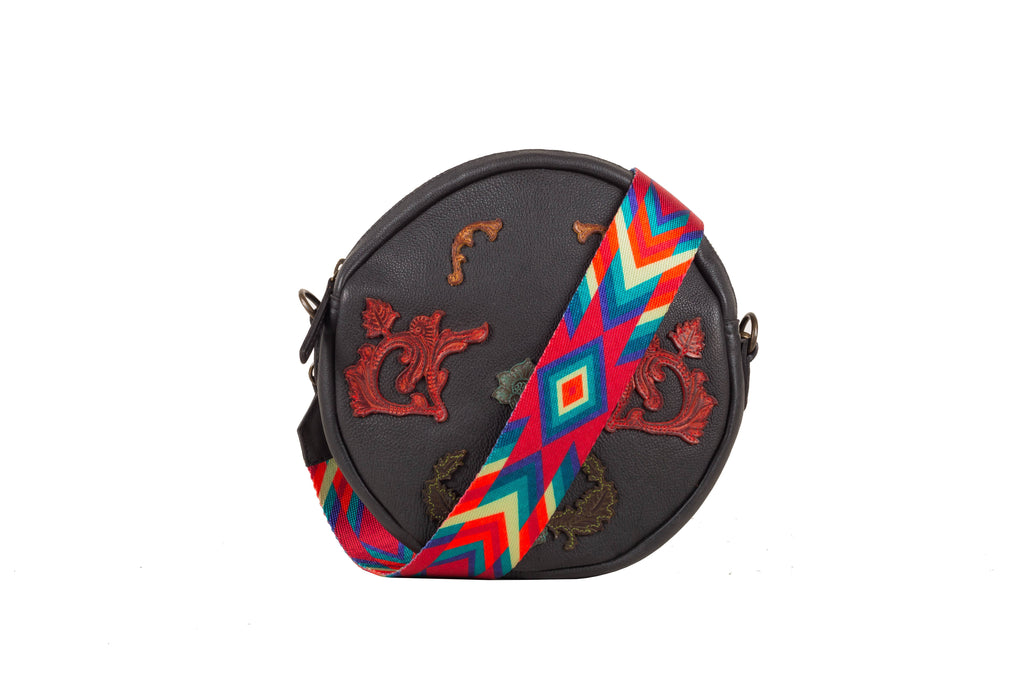 [CHARLIE] WESTERN ROUND CROSSBODY | Dallas Collection
