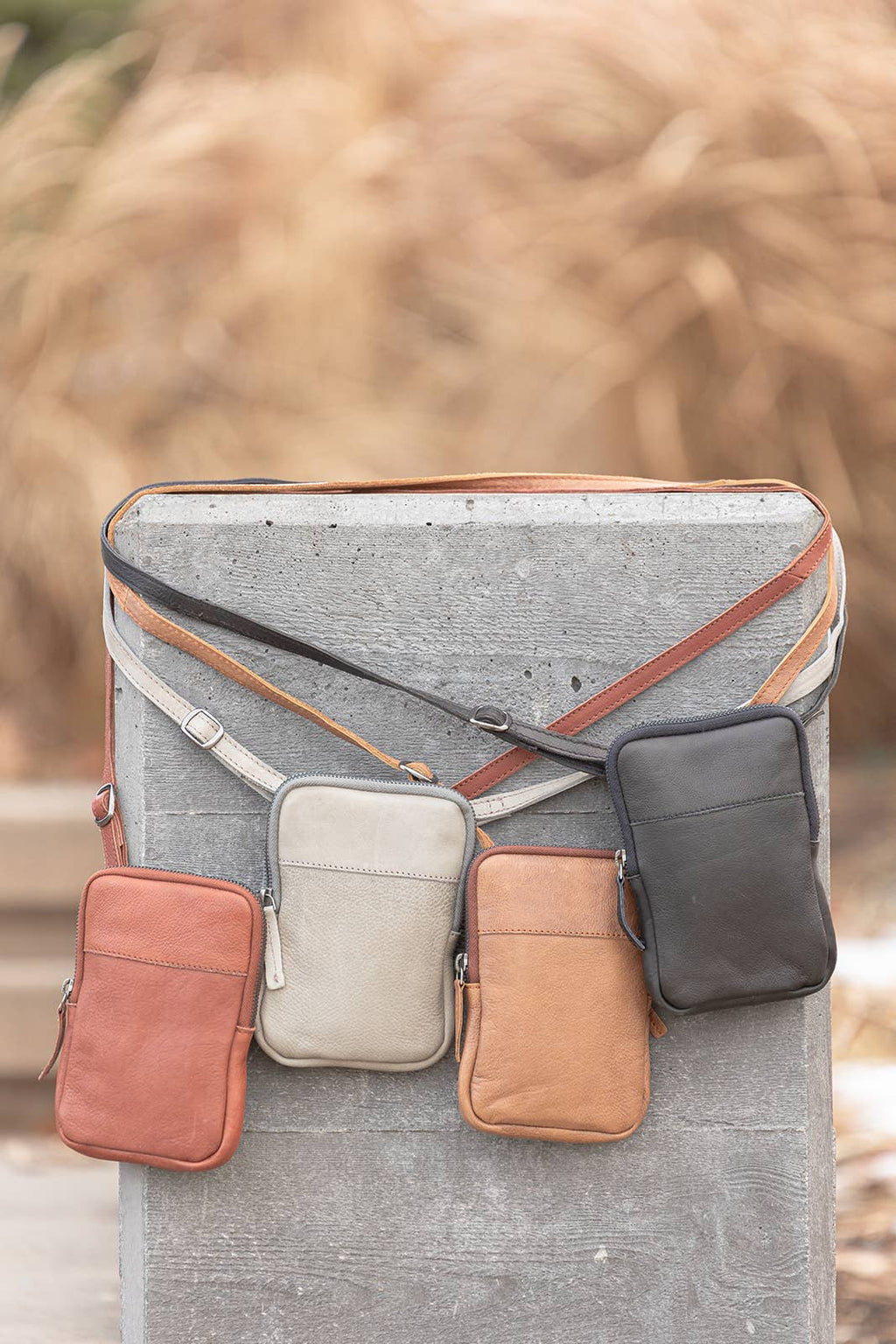 Mocha, Grey, Peach, Black