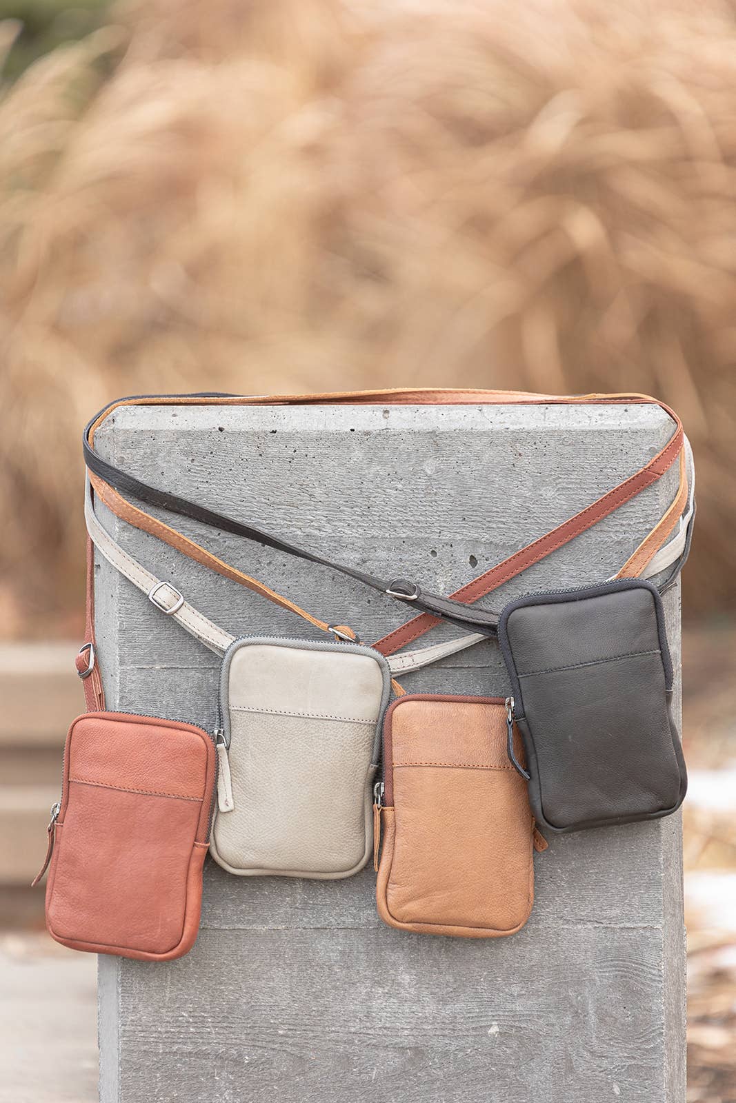 Mocha, Grey, Peach, Black
