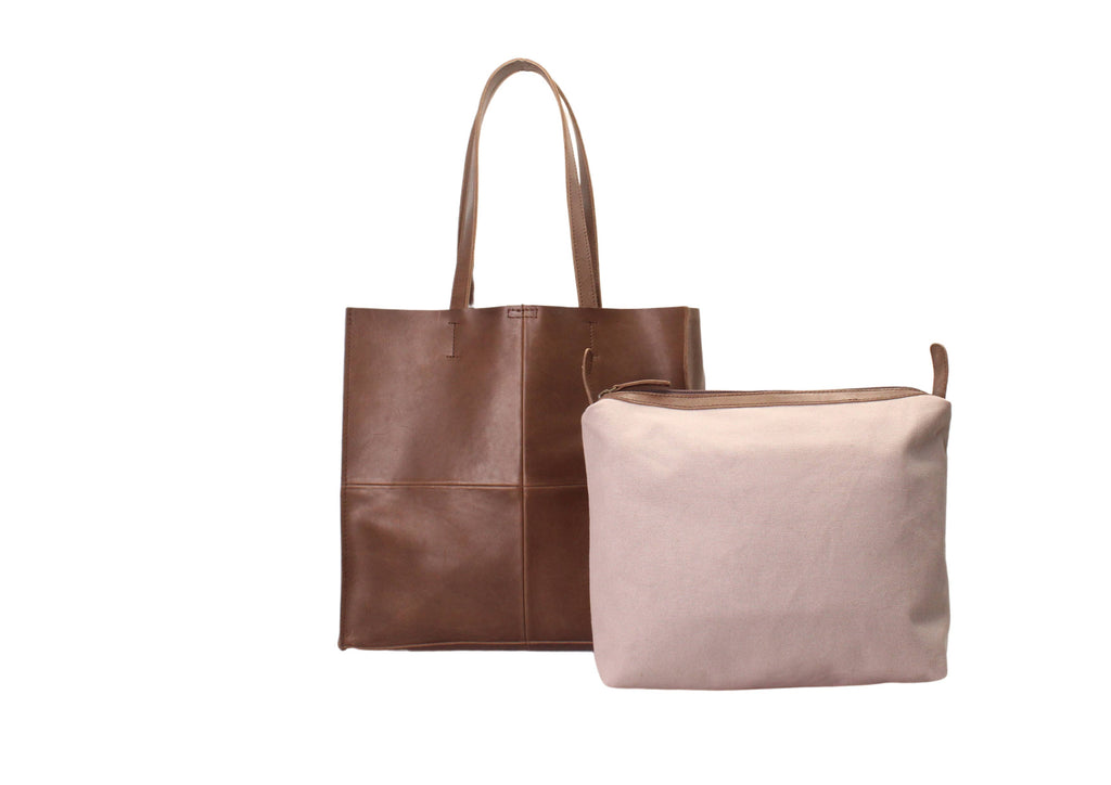  brown bag and Dirty Tan bag